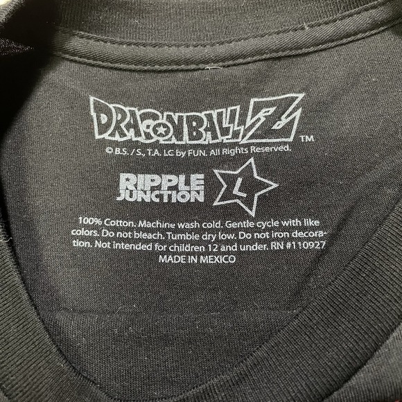 Dragon Ball Z Shenron Long Sleeve T-Shirt MENS LARGE Anime Ripple Junction - Picture 4 of 6